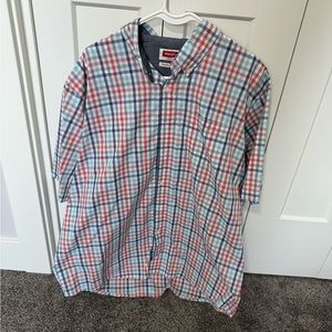Wrangler XL Short Sleeve Button Down